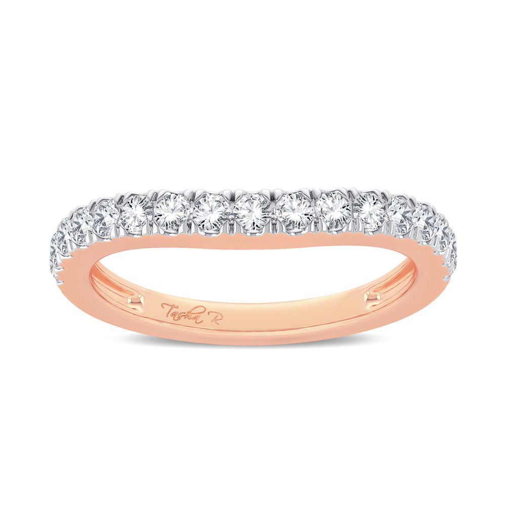 14K Rose Gold 0.50Ct Diamond Enhancer Band