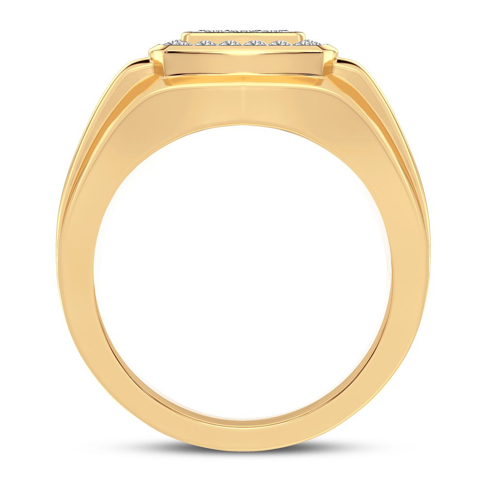 14K Yellow Gold Magnifcnet 0.50Ct Diamond Ring