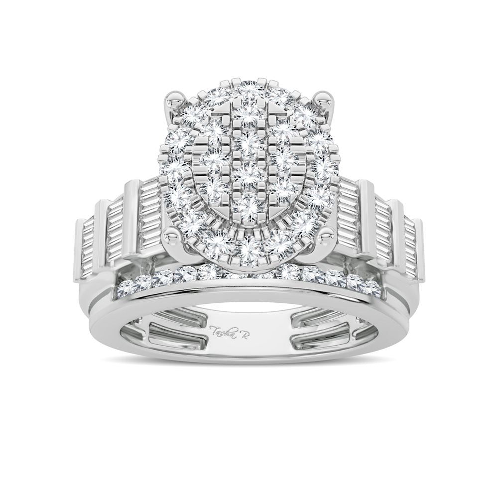 10K White Gold Gorgeous 1.00Ct Diamond Ring