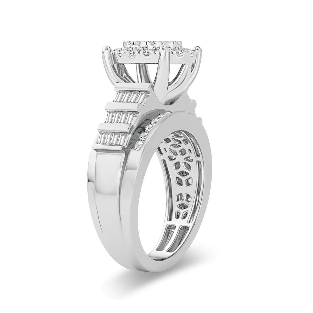10K White Gold Gorgeous 1.00Ct Diamond Ring