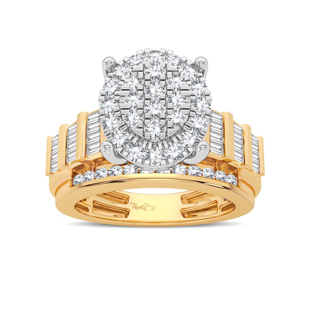 10K Yellow Gold Beautiful 1.00Ct Diamond Ring