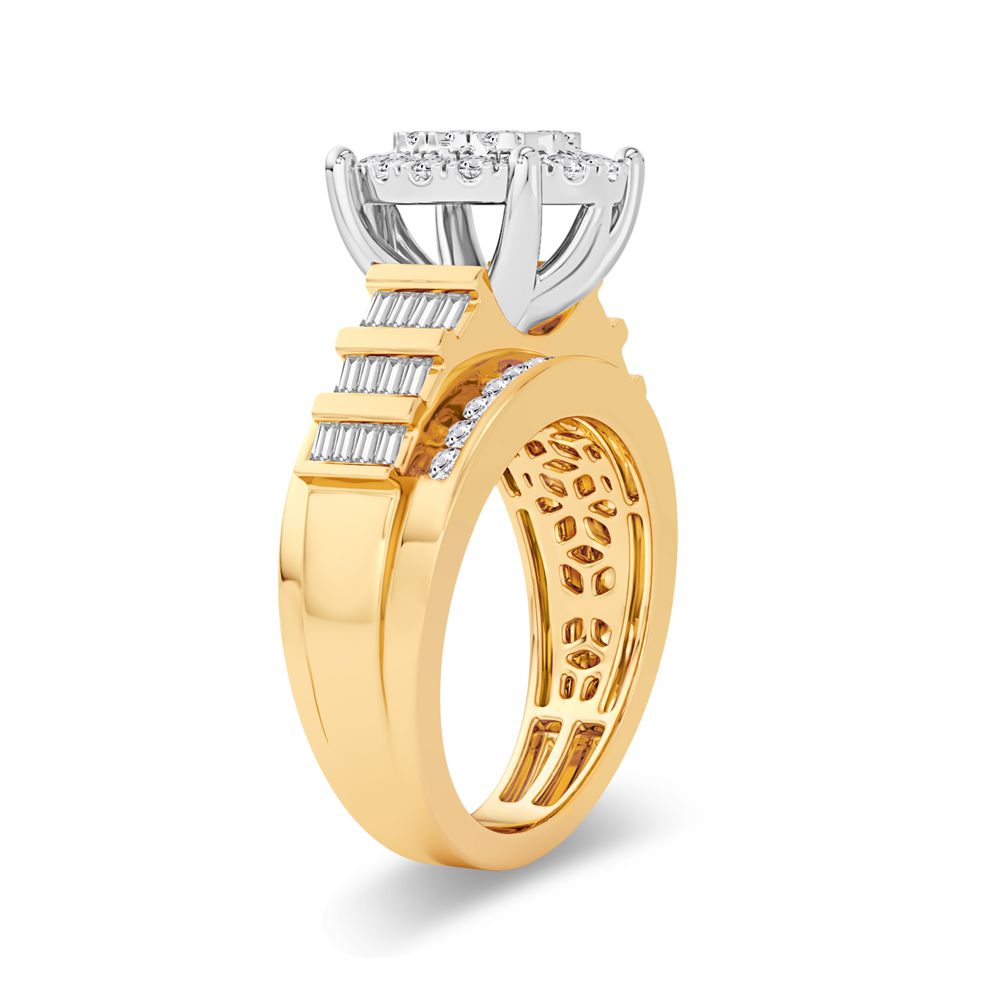 10K Yellow Gold Beautiful 1.00Ct Diamond Ring