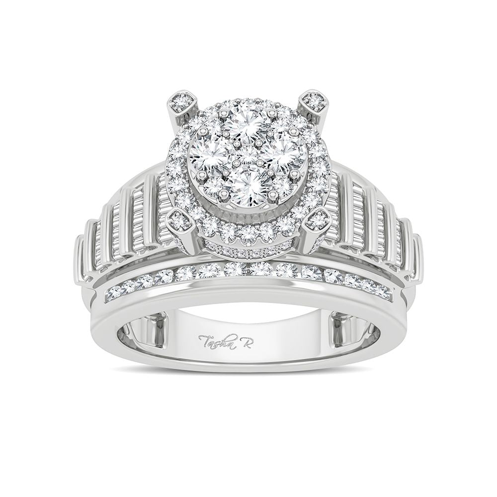 14K White Gold Gorgeous 1.00Ct Diamond Ring