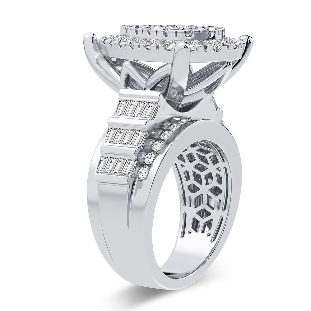 10K White Gold Dazzling 2.00Ct Diamond Ring