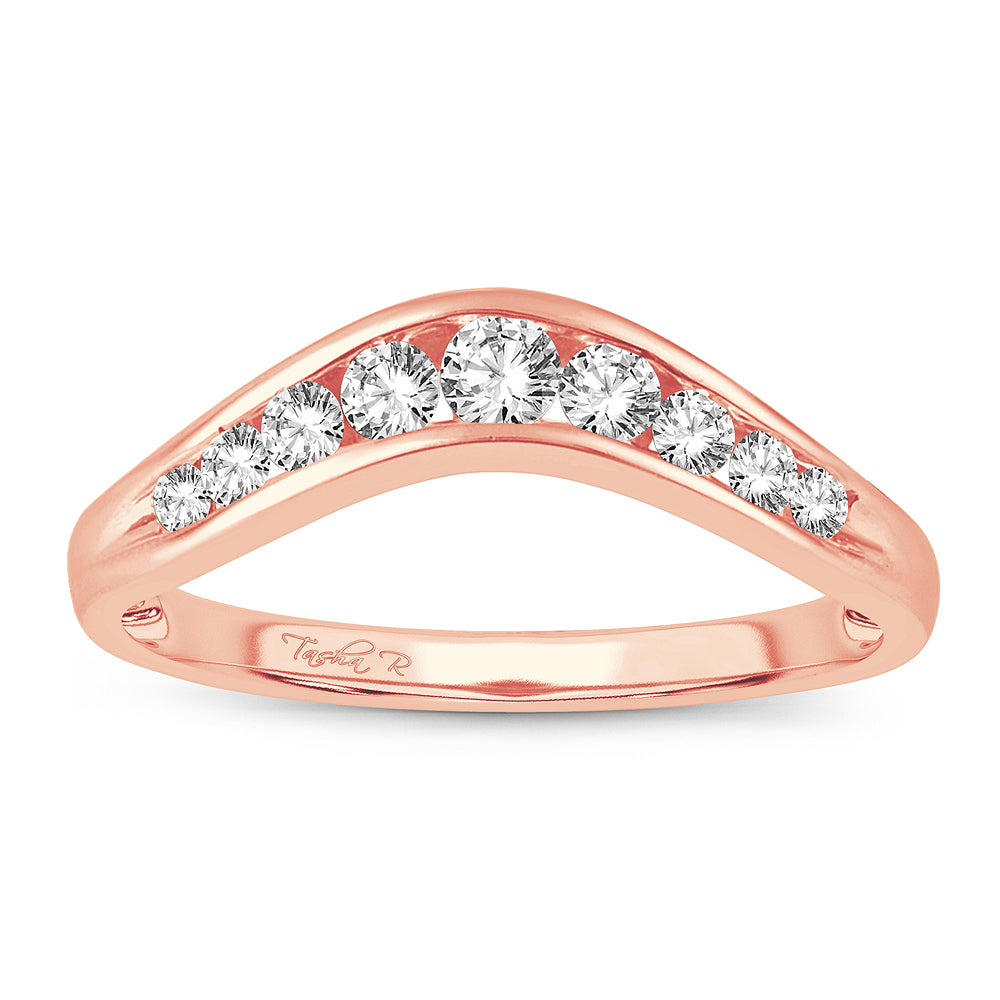 14K Rose Gold 0.33Ct Diamond Enhancer Band