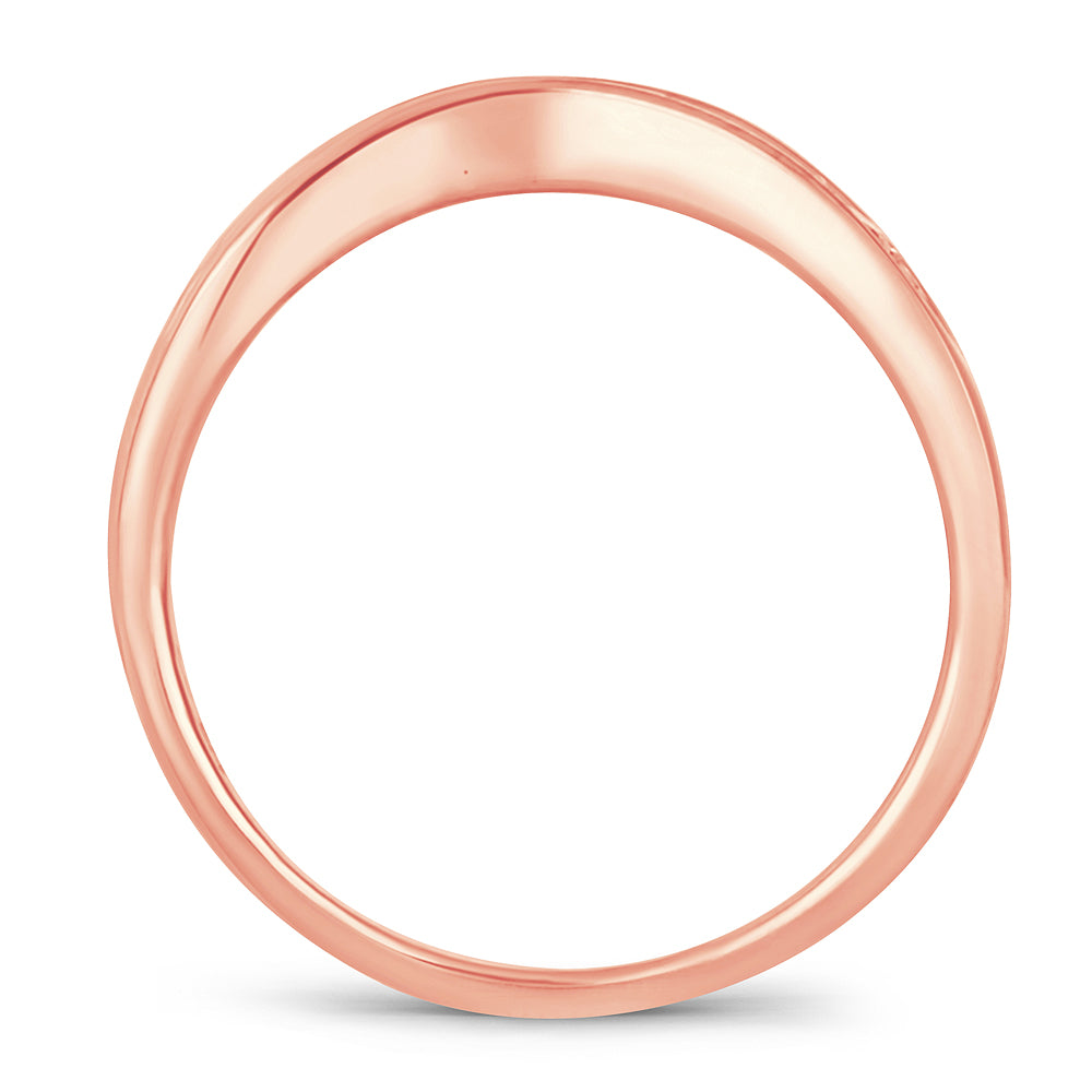 14K Rose Gold 0.33Ct Diamond Enhancer Band