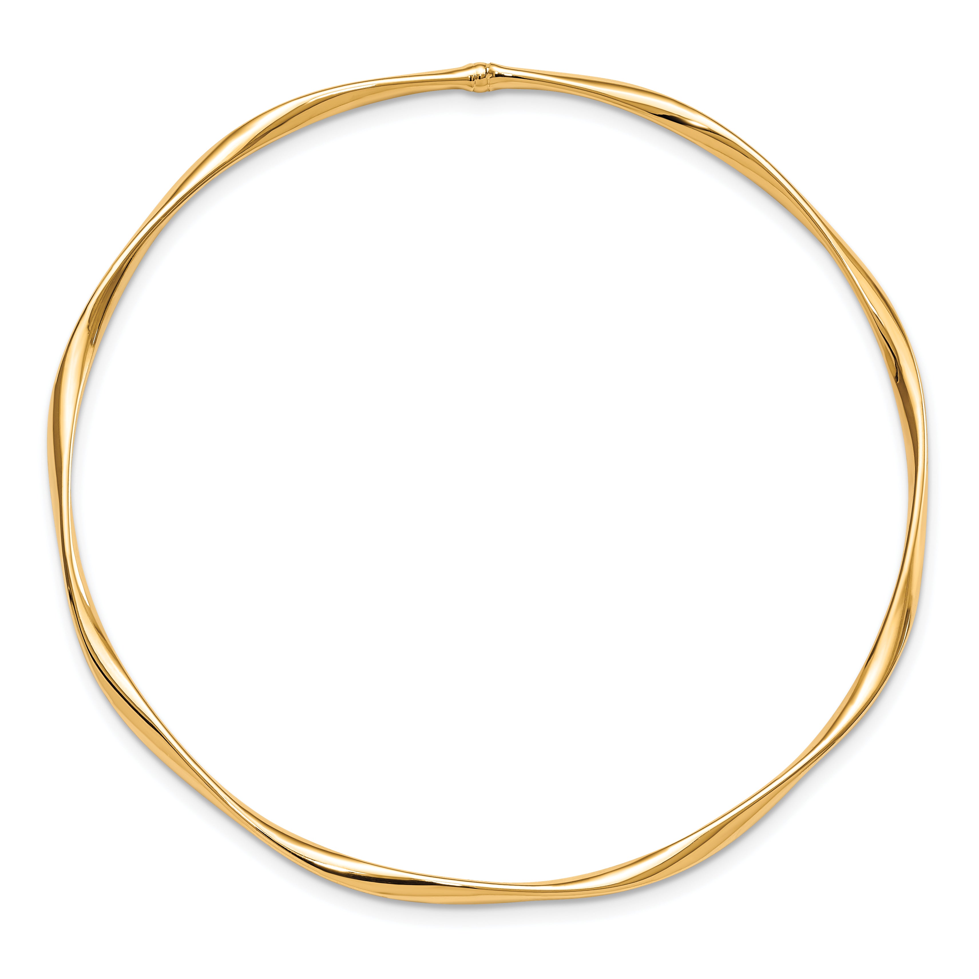 10K Yellow Gold Slip-On Bangle