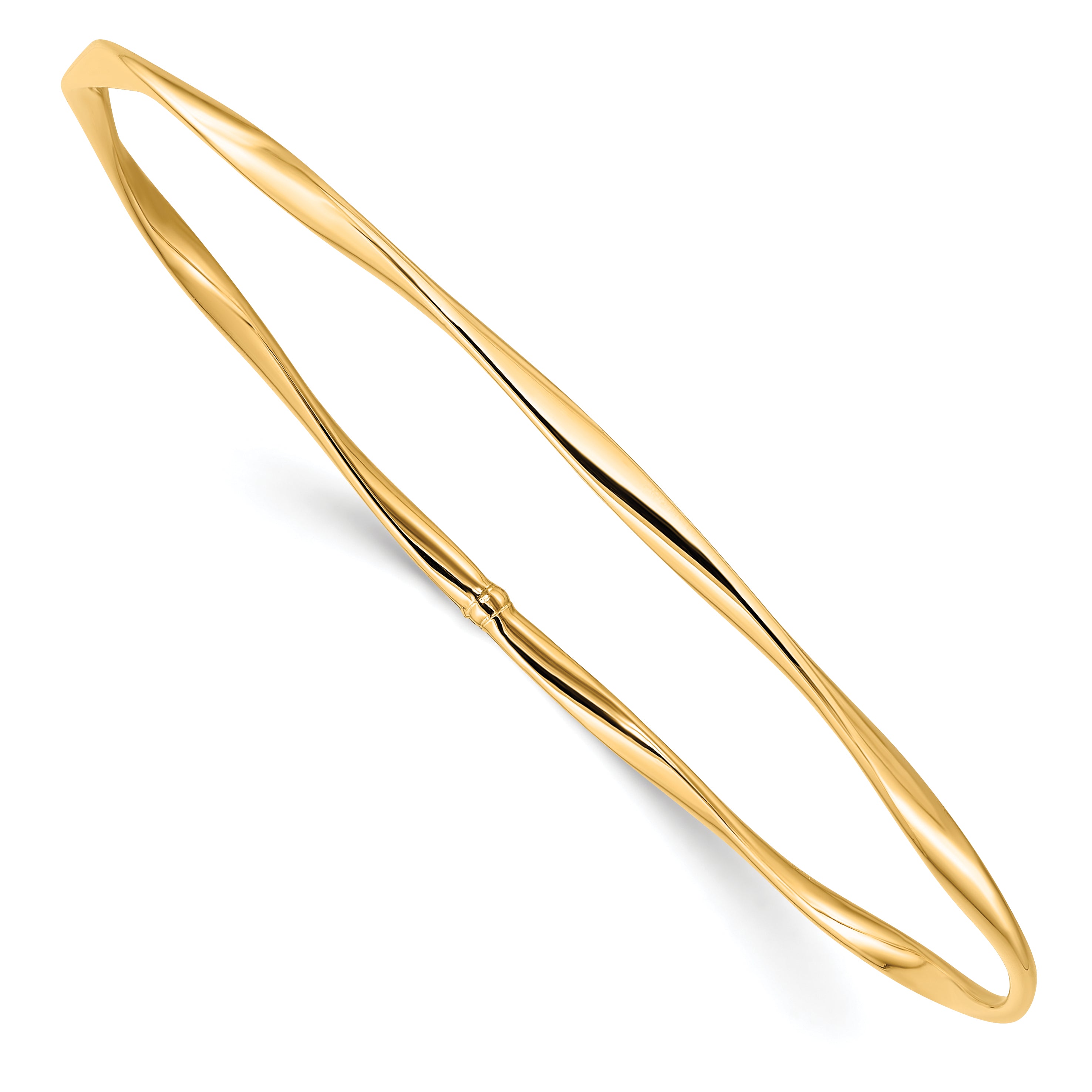 10K Yellow Gold Slip-On Bangle