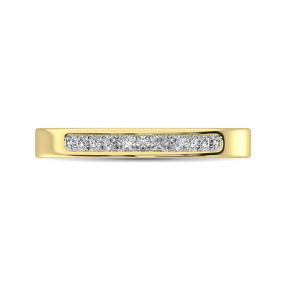 14K Yellow Gold 1 Ct.Tw. Diamond Ladies Machine Band