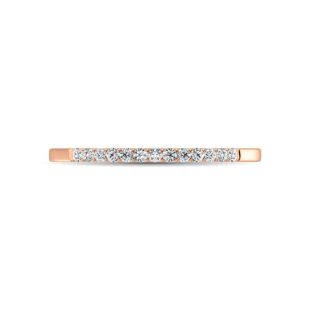 Diamond 1/3 Ct.Tw. Ladies Machine Band In 14K Rose Gold