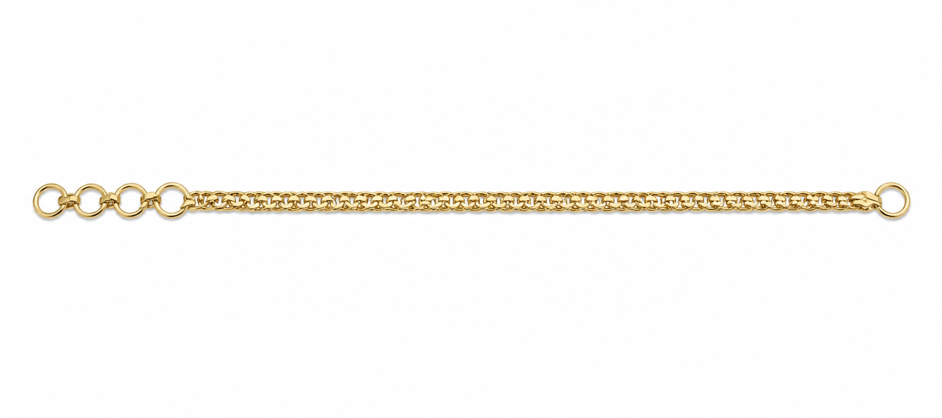 22KT Yellow Gold 2.5 MM Chain Extensions