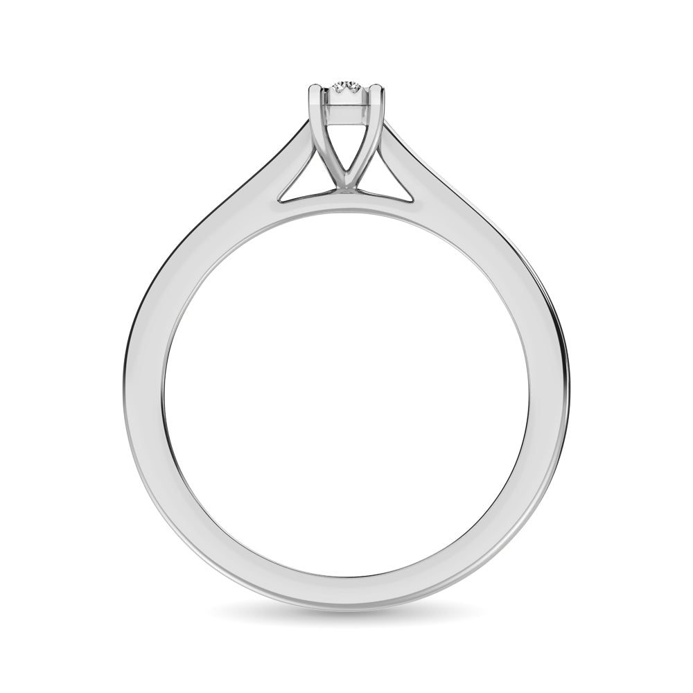 Diamond 1/6 Ct.Tw. Solitaire Ring in 10K White Gold