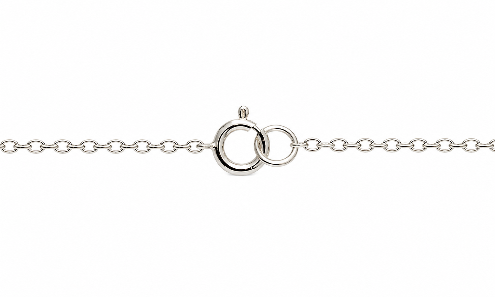 Sterling Silver Double Heart Pendant With Chain Necklace