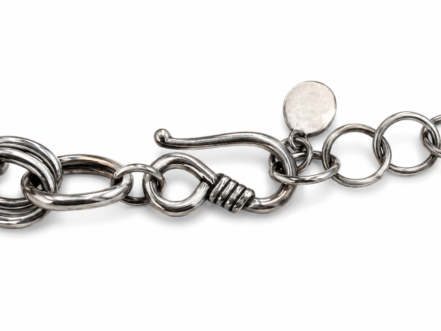 Sterling Silver Three Charm Bracelet