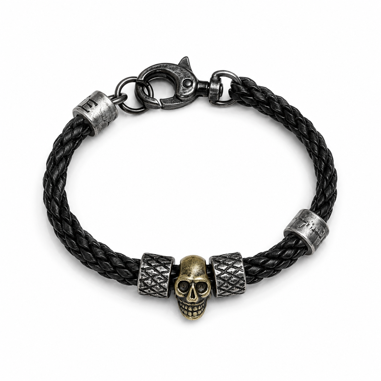 Stainless Steel Black Men's Bracelet