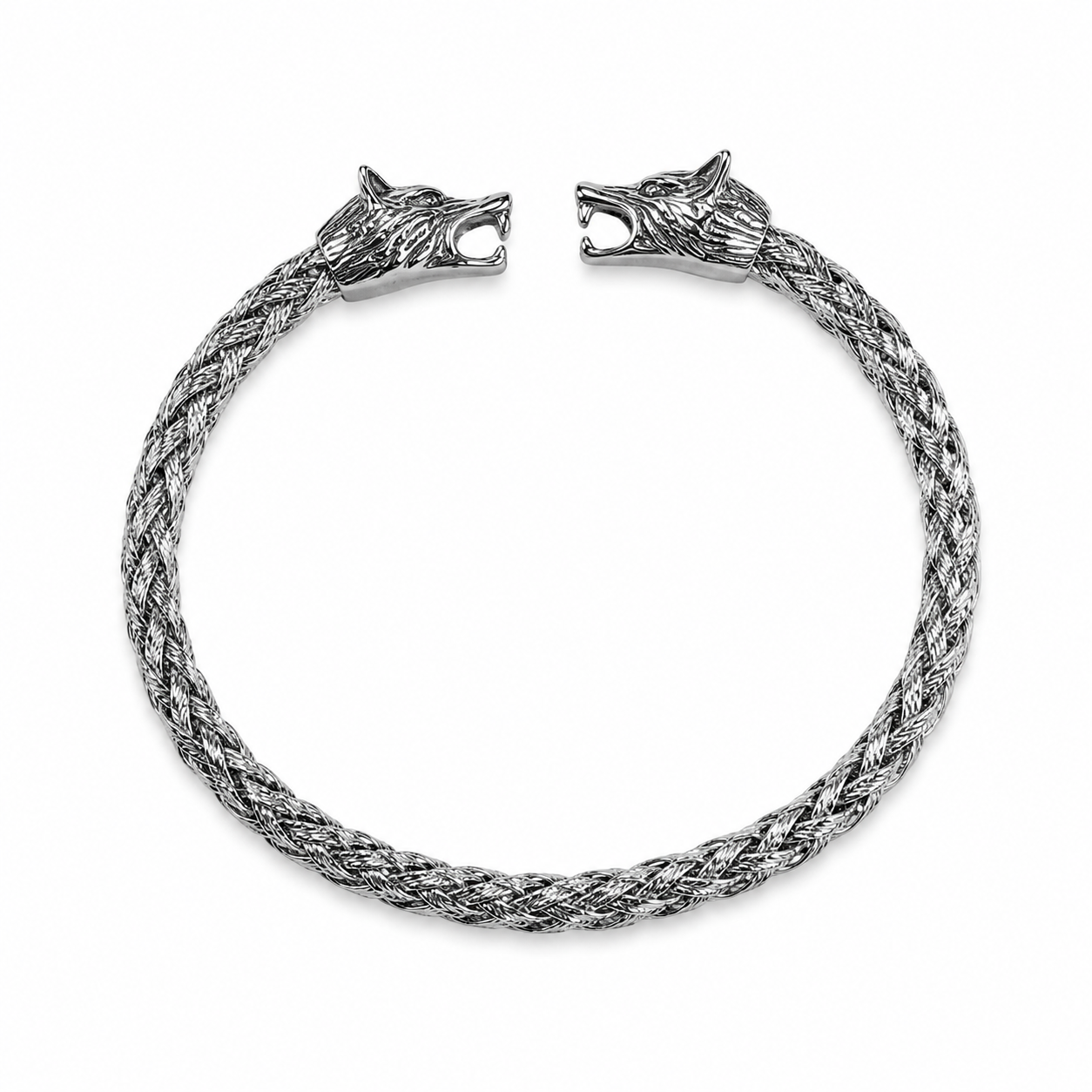Stainless Steel Wolf Bracelet