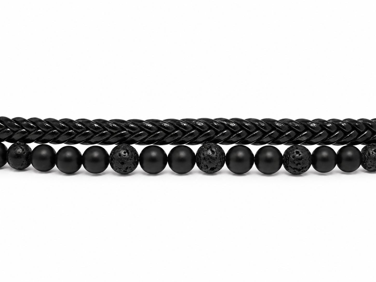 Stainless Steel Double Men's Bracelet
