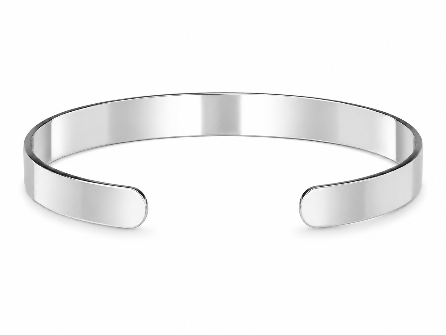 Stainless Steel Silver Plated Bangle