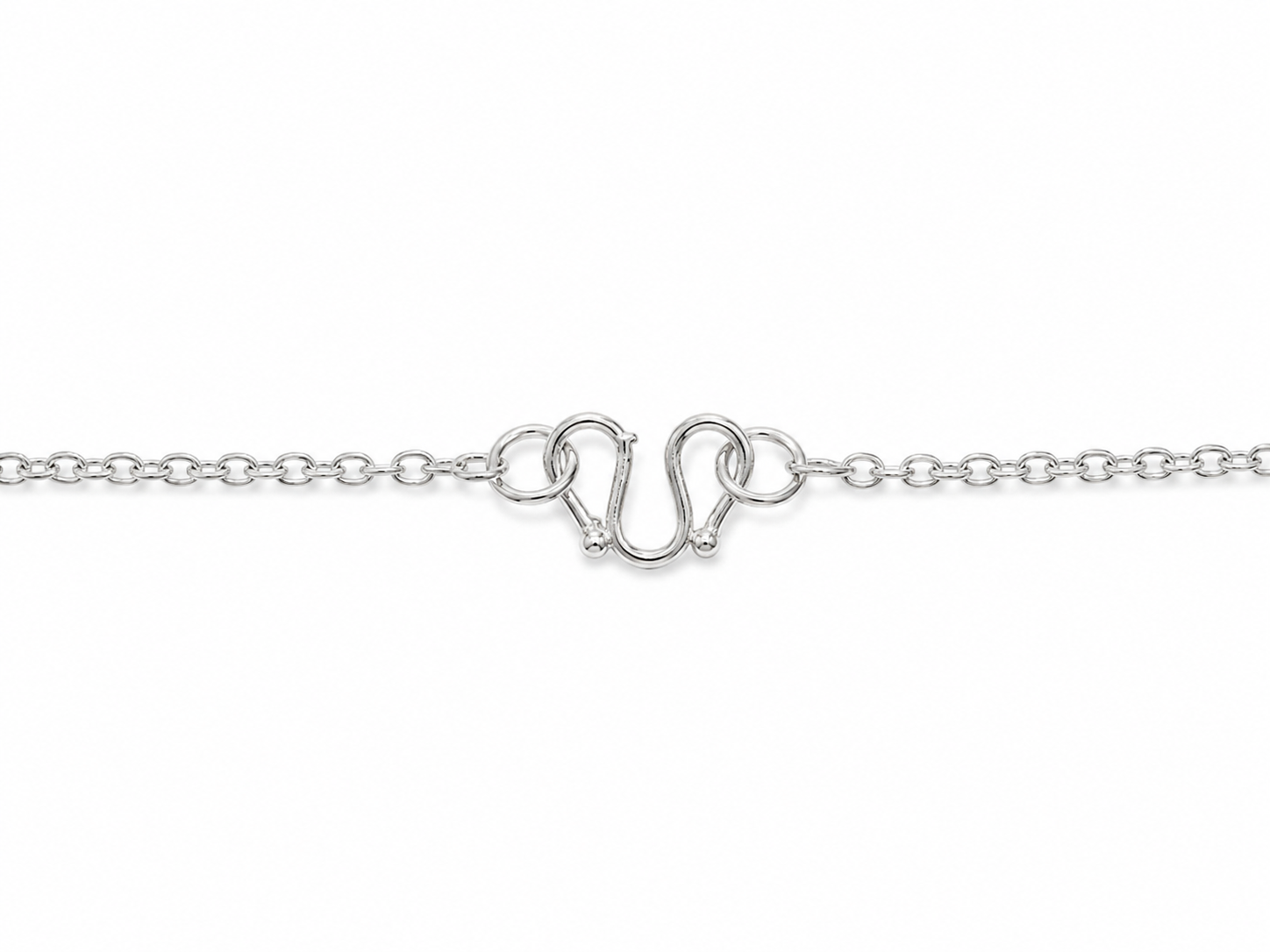 Brass Heart Stone Necklace