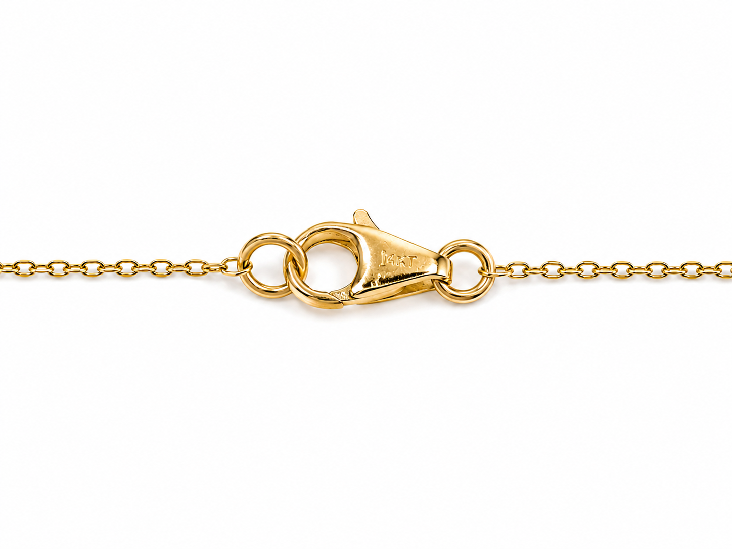 14KT Yellow Gold Crucifix Rosary Necklace