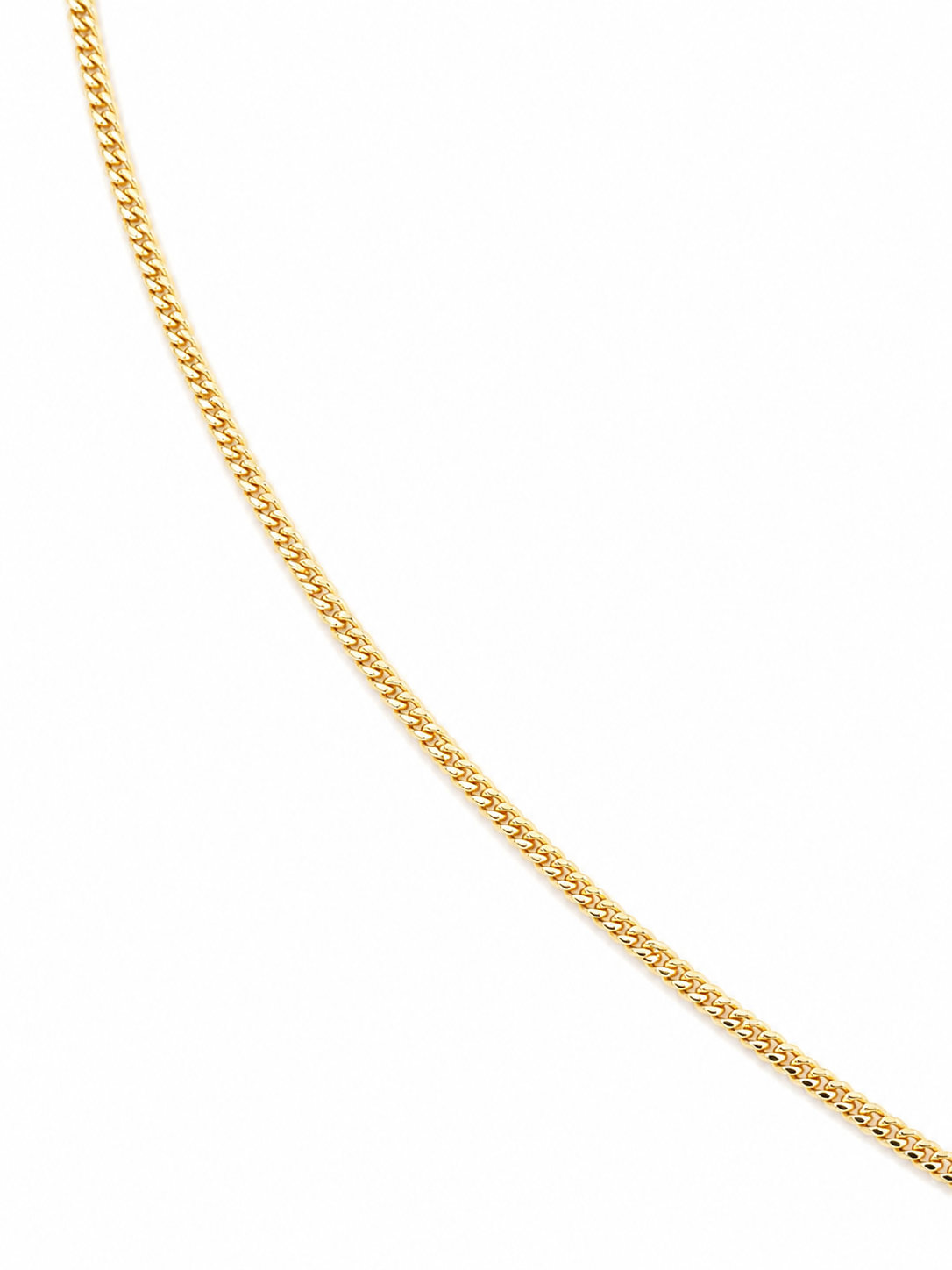 10KT Hollow Yellow Gold 1 MM Bead Designer Necklace
