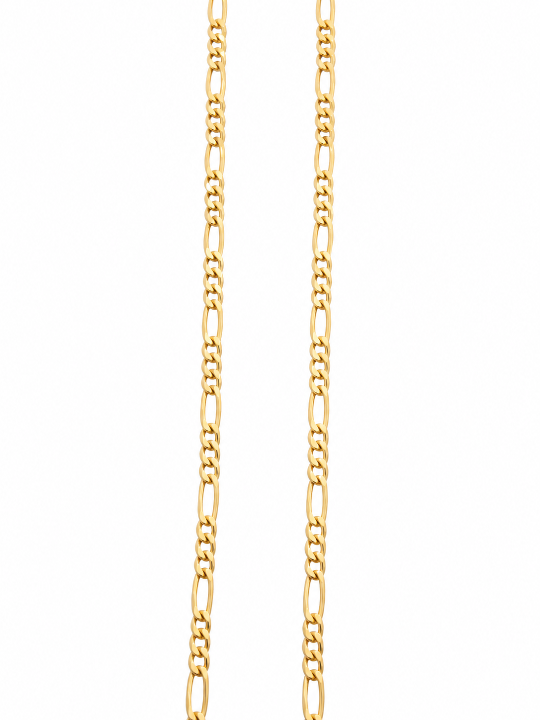 10KT 2 MM Yellow Gold Figaro Link Chain
