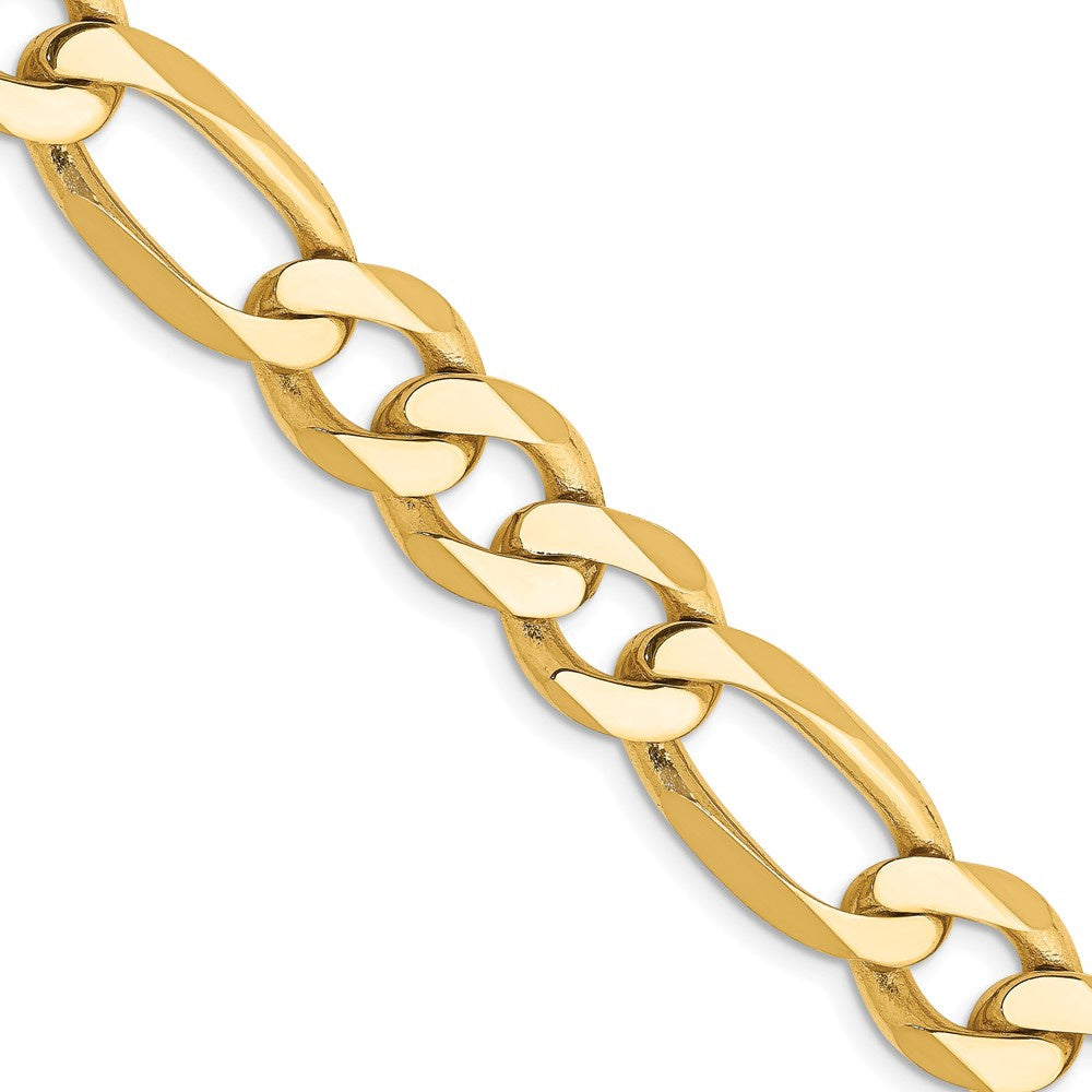 14KT Solid Yellow Gold 4 MM Figaro Link Chain