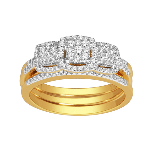 14K Yellow 0.50Ct D-Ladies Rings