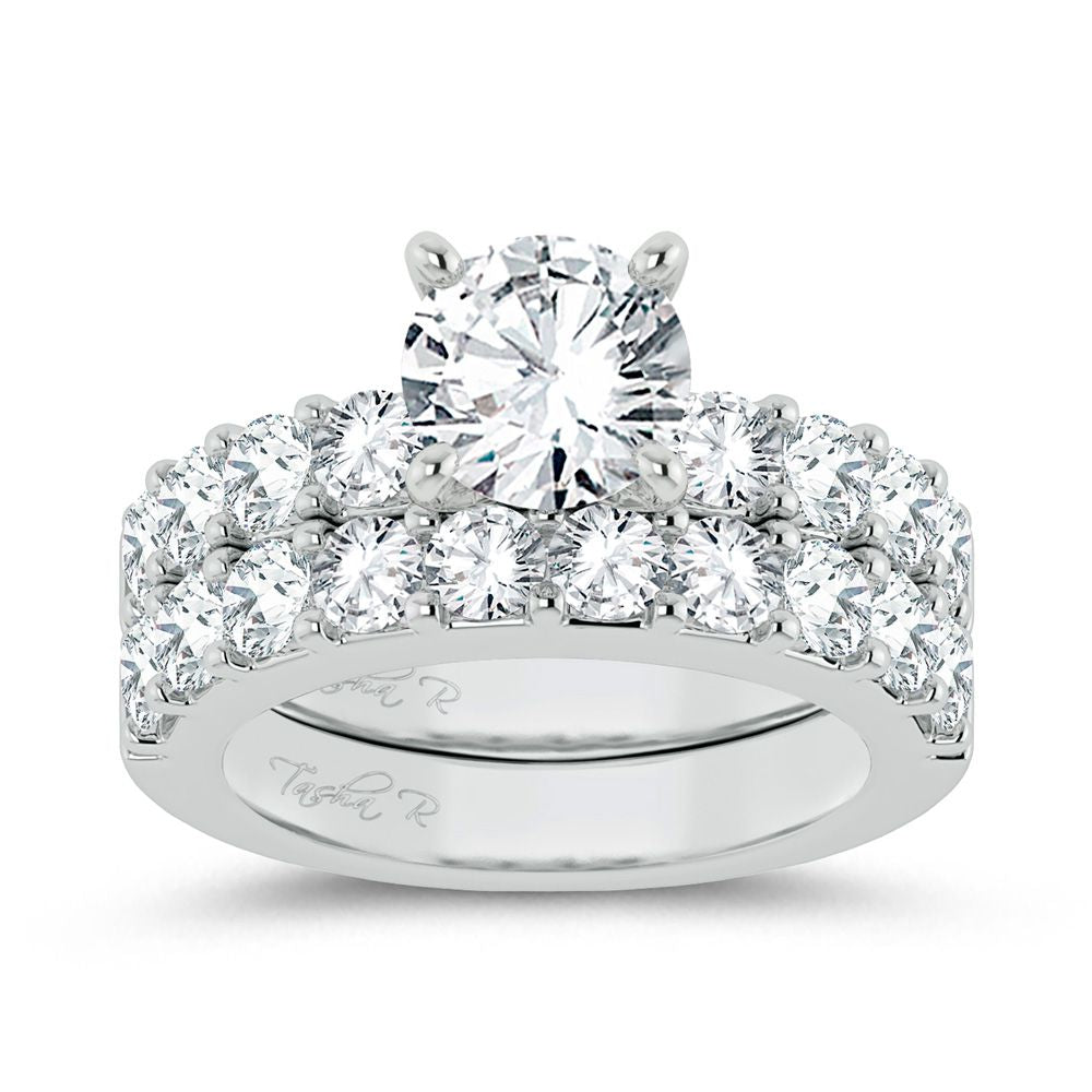 14K White Gold 2.00Ct Diamond Semi Mount