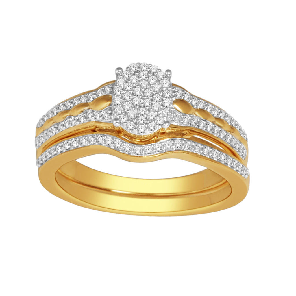 10K Yellow 0.33Ct D-Ladies Rings