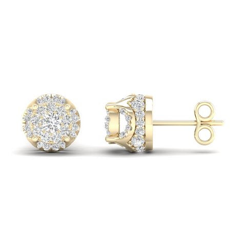 10K Yellow 0.48-0.50Ct D-Earring