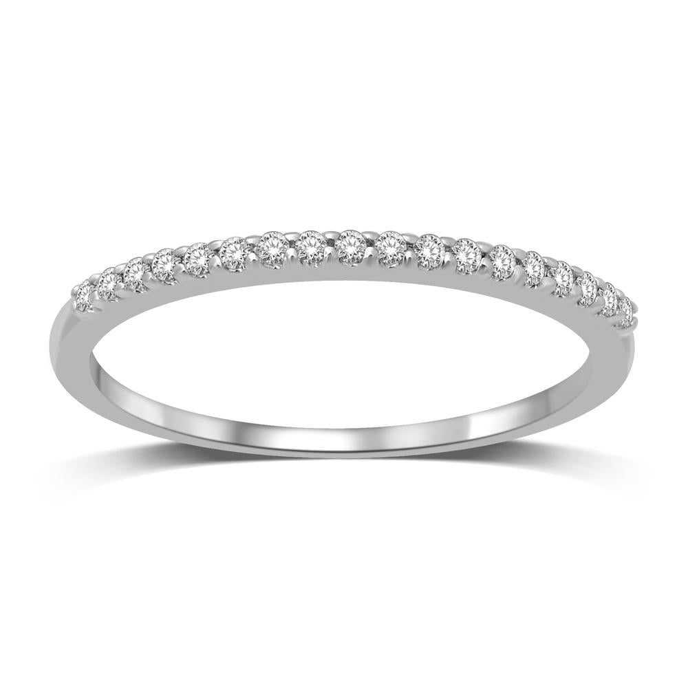 14K White Gold 1/3 Ct.Tw. Diamond Engagement Ring