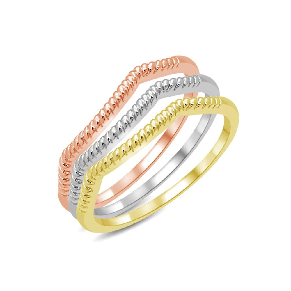 14K White Gold Plain Band