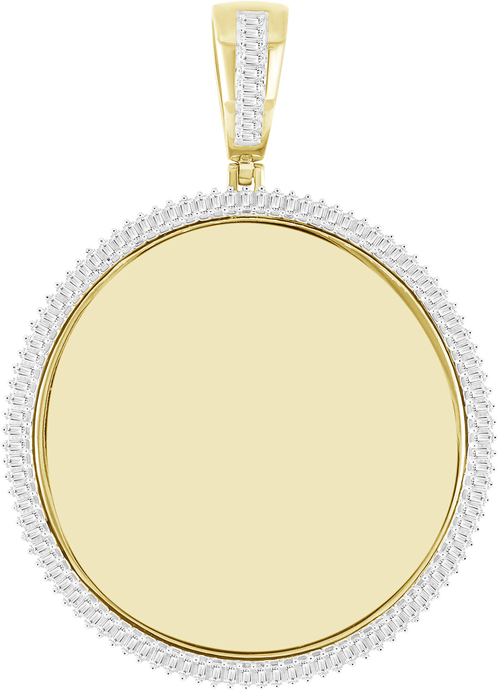 10K Yellow Gold Exquisite 1.40Ct Memory Pendant
