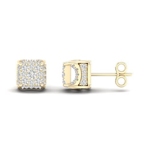 10K Yellow 0.50Ct D-Earring