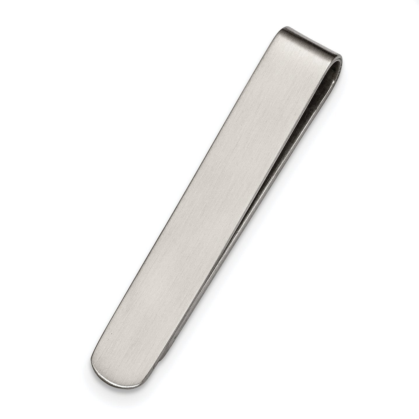 Chisel Stainless Steel Brushed Tie Bar / Money Clip