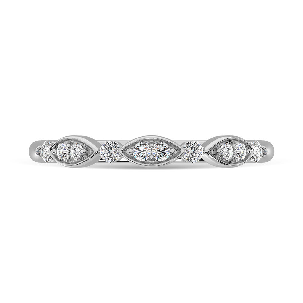 Diamond 1/5 Ct.Tw. Stackable Ring In 14K White Gold