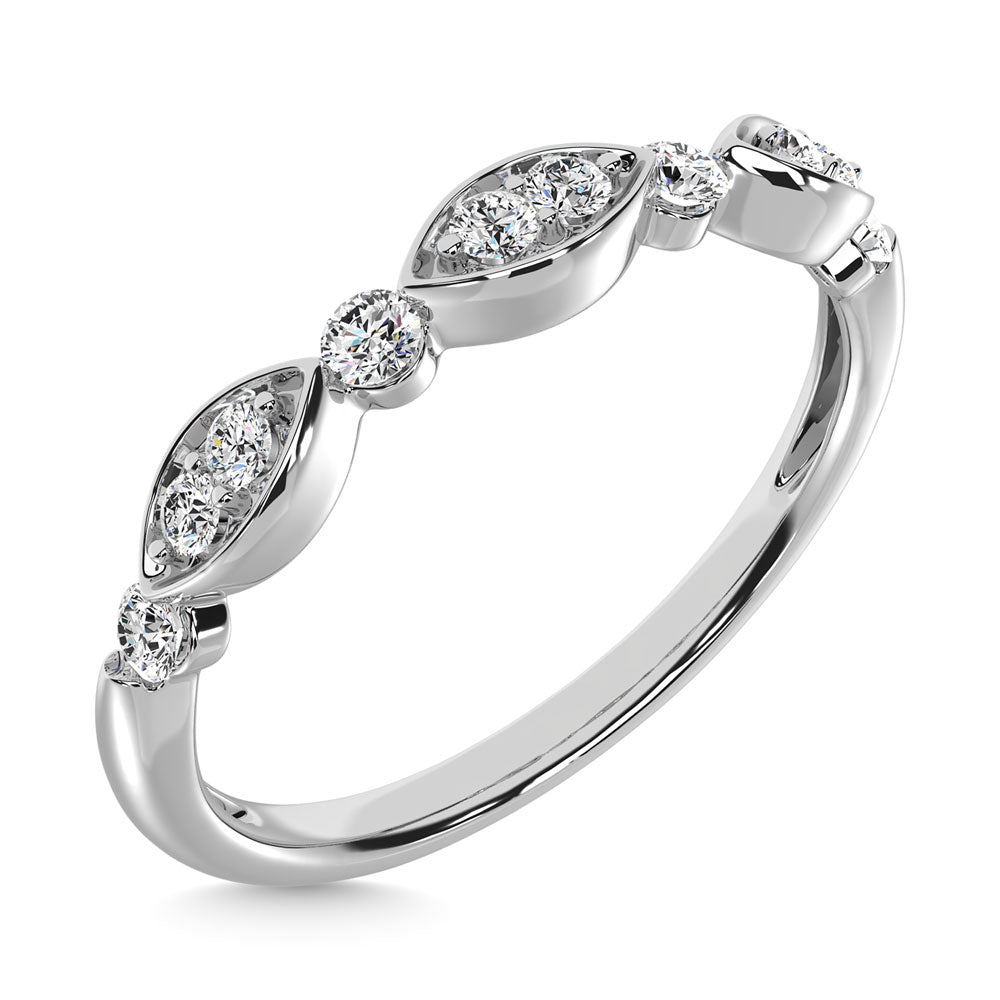Diamond 1/5 Ct.Tw. Stackable Ring in 14K White Gold