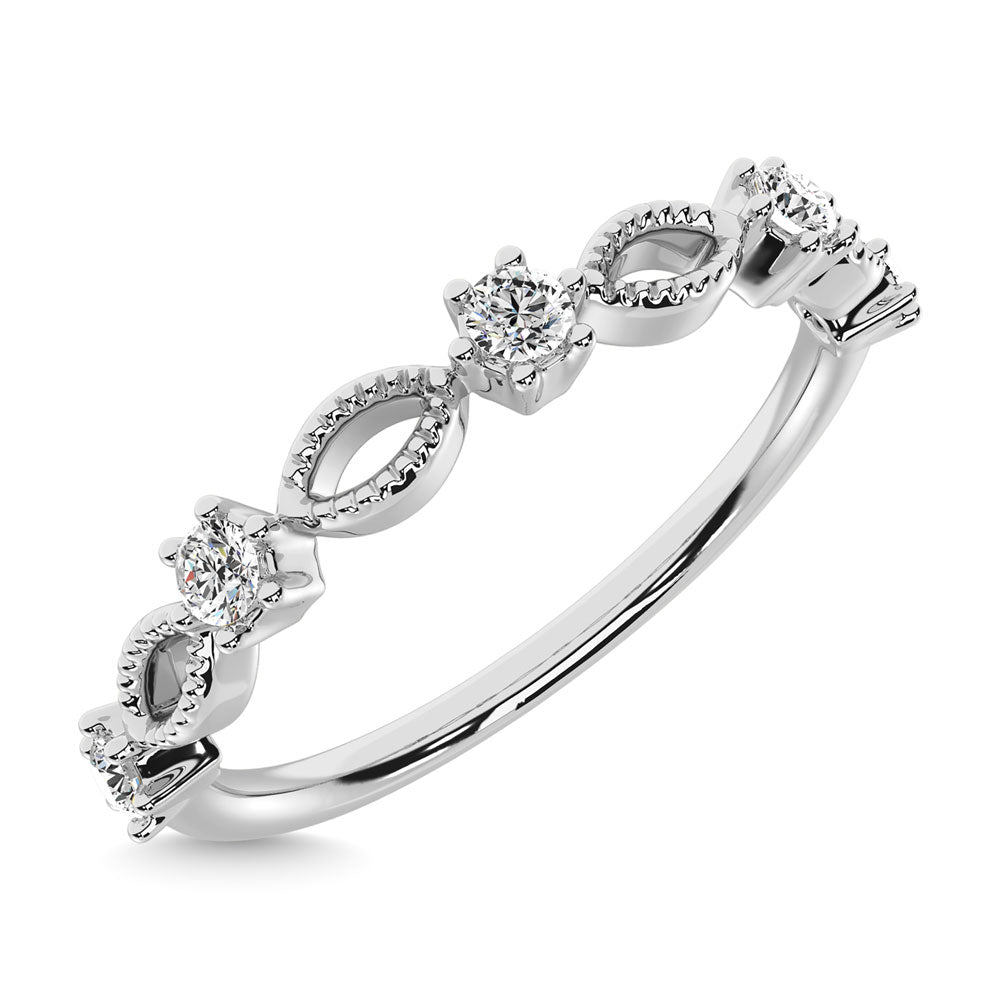 Diamond 1/5 Ct.Tw. Stackable Ring in 14K White Gold