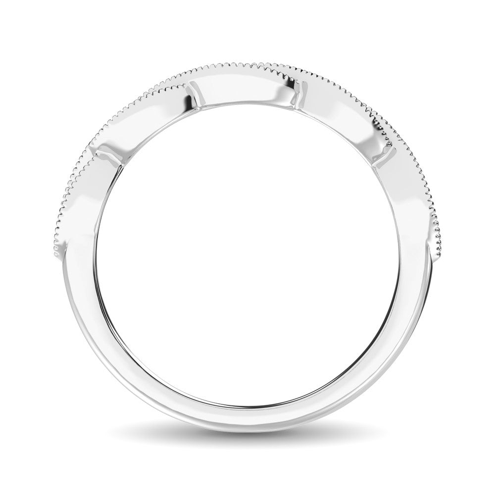 Diamond 1/5 Ct.Tw. Stackable Band In 14K White Gold