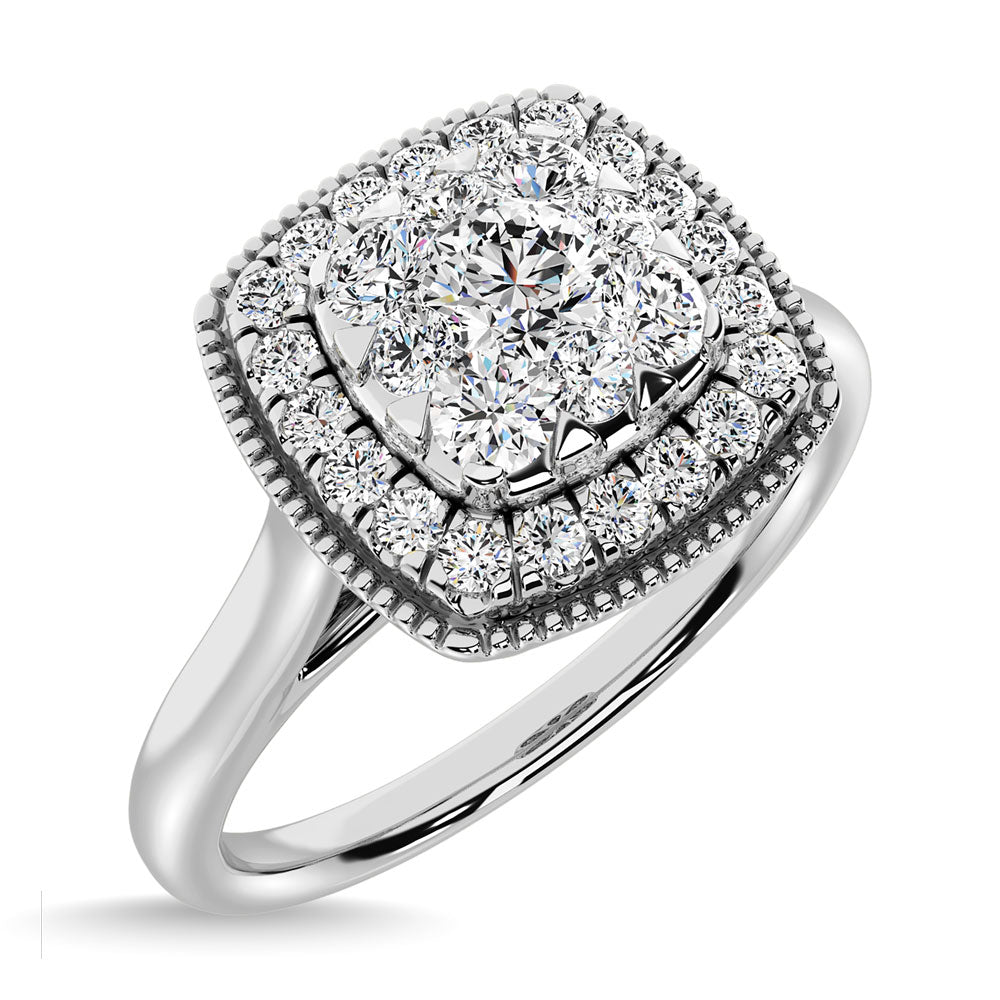 Diamond 1/2.Tw. Engagement Ring in 14K White Gold