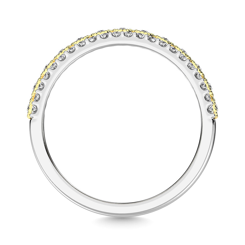 Diamond 3/8 Ct.Tw. Fashion Band in 10K Two Tone Gold