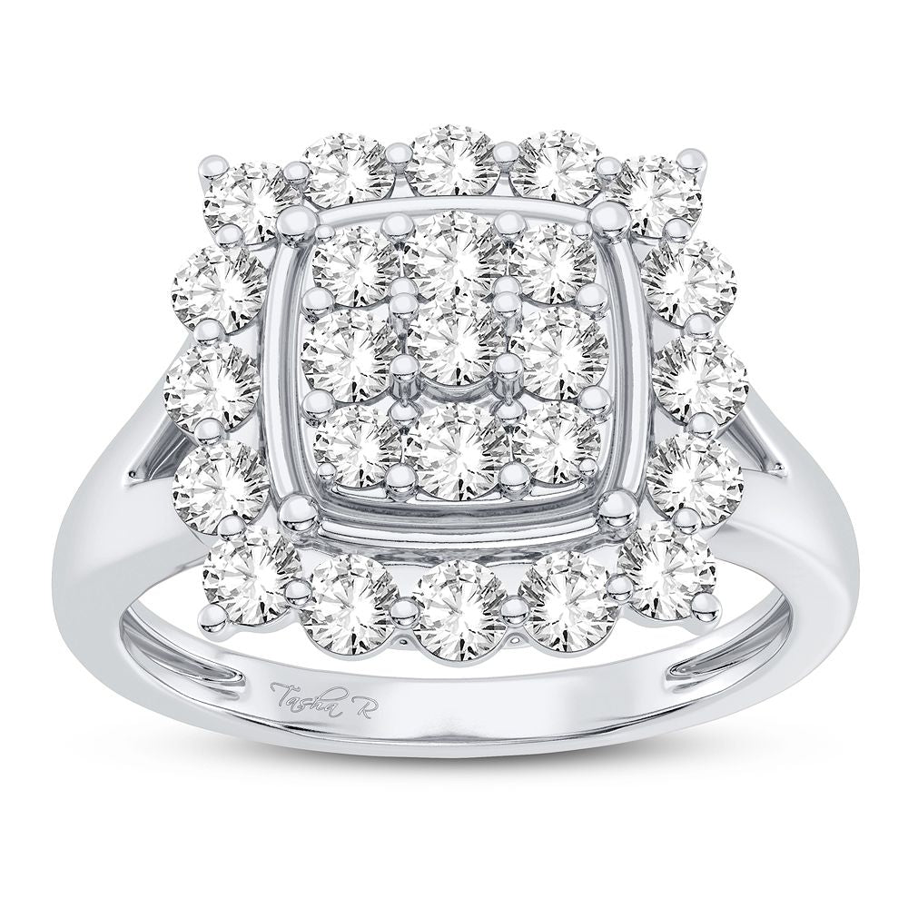 10K White Gold Magnifcnet 1.00Ct Diamond Ring
