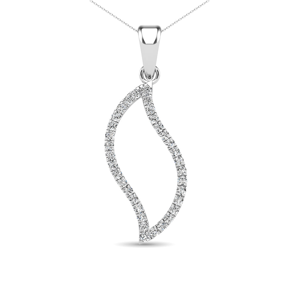 Diamond 1/5 Ct.Tw. Fashion Pendant In 14K White Gold