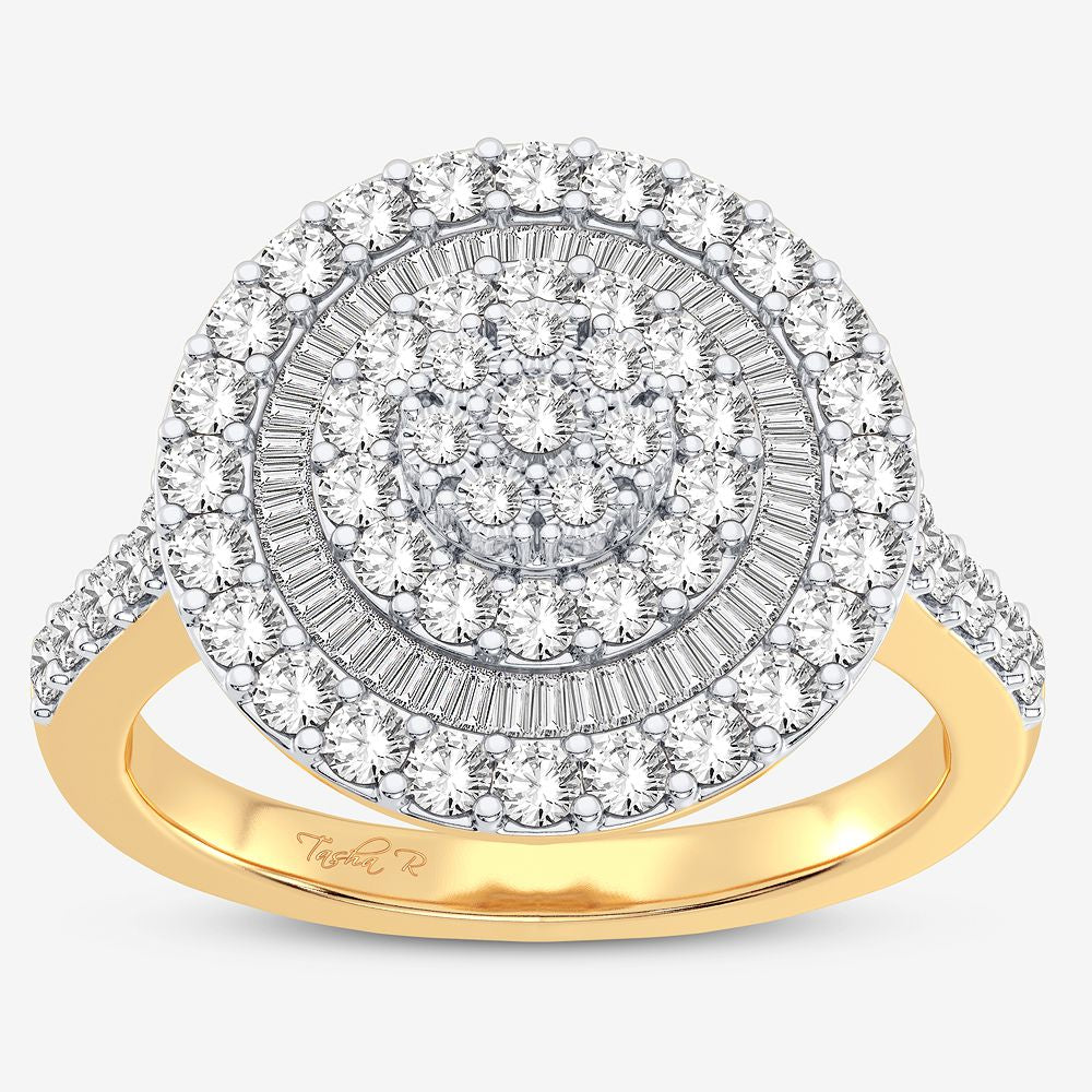 10K Yellow Gold Gorgeous 1.00Ct Diamond Ring