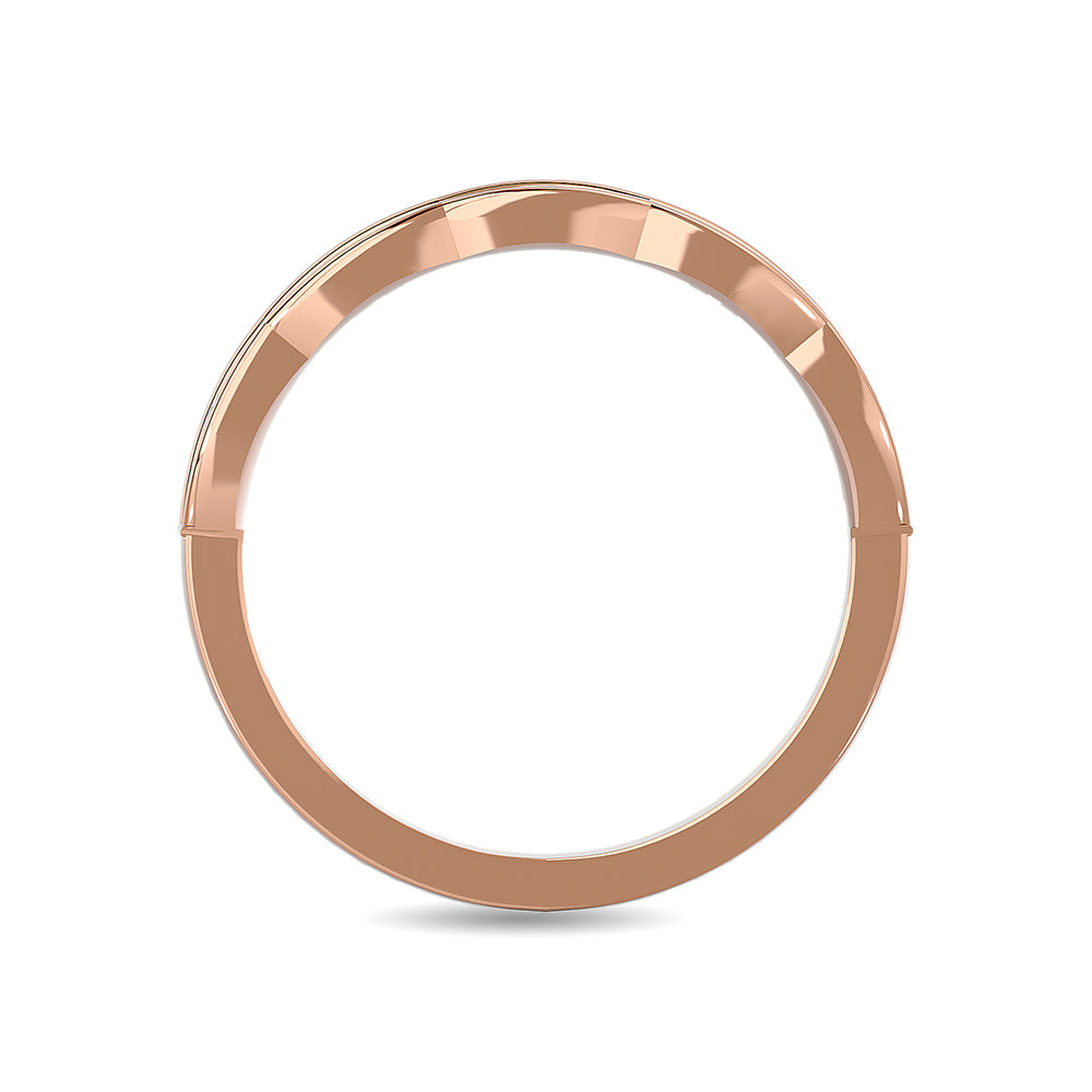 Diamond 1/3 Ct Tw Band In 14K Rose Gold
