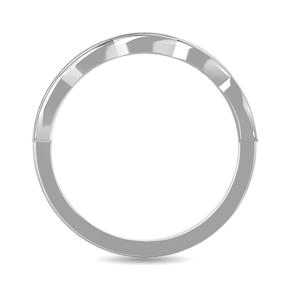 Diamond 1/3 Ct Tw Stack Band In 14K White Gold