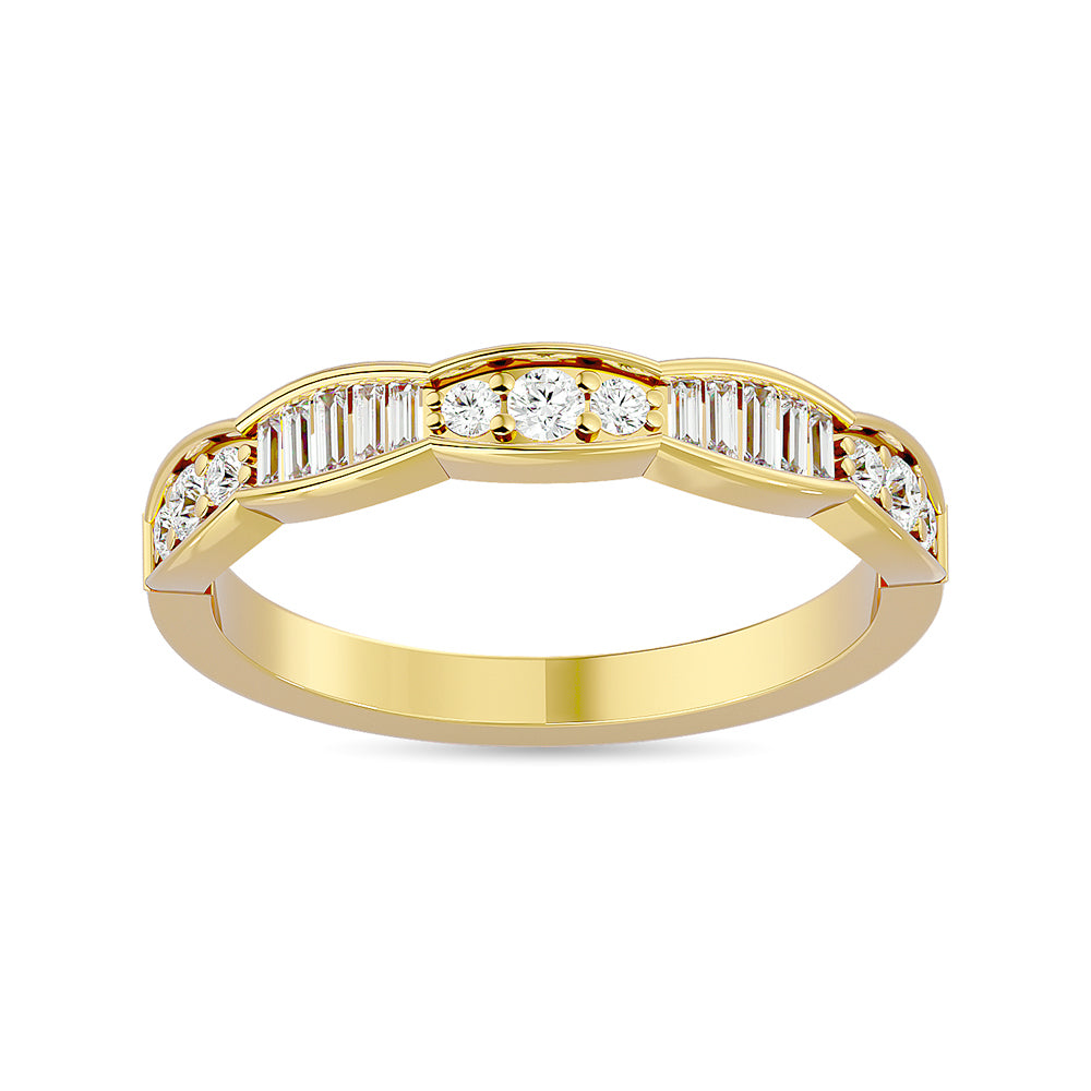 Diamond 1/3 Ct Tw Band In 14K Yellow Gold