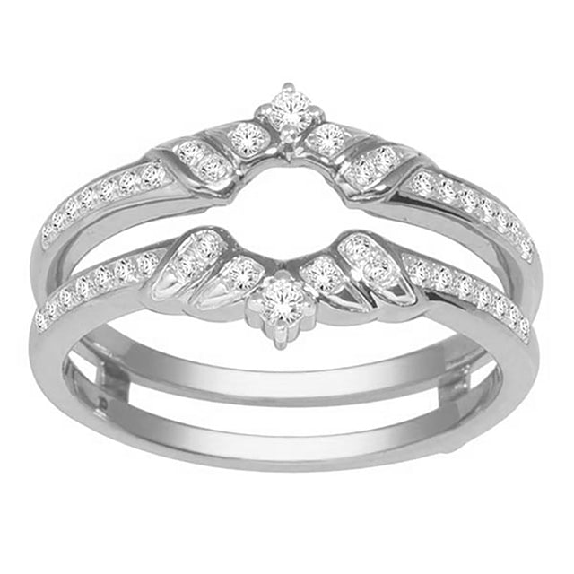 14K White 0.25Ct D-Enhancer