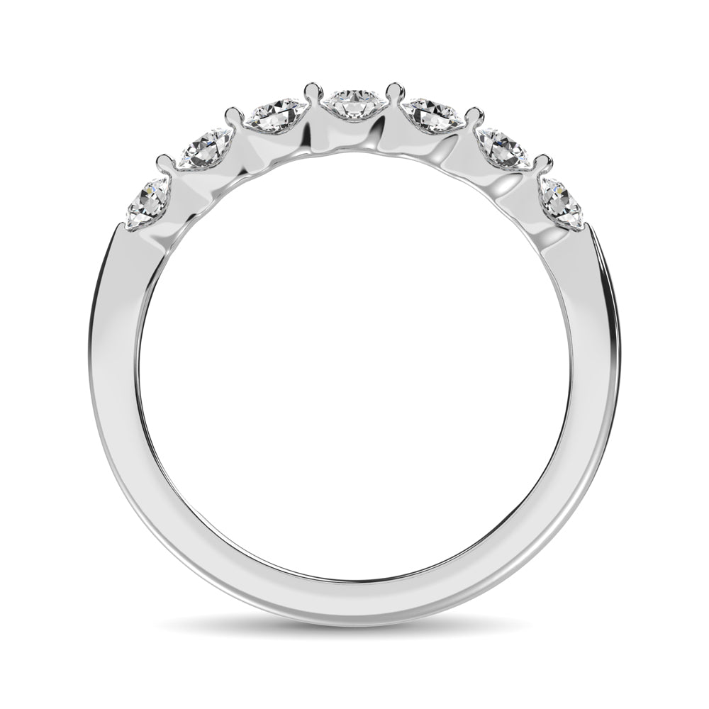 10K White Gold Diamond 1/2 Ct.Tw. Ladies Band